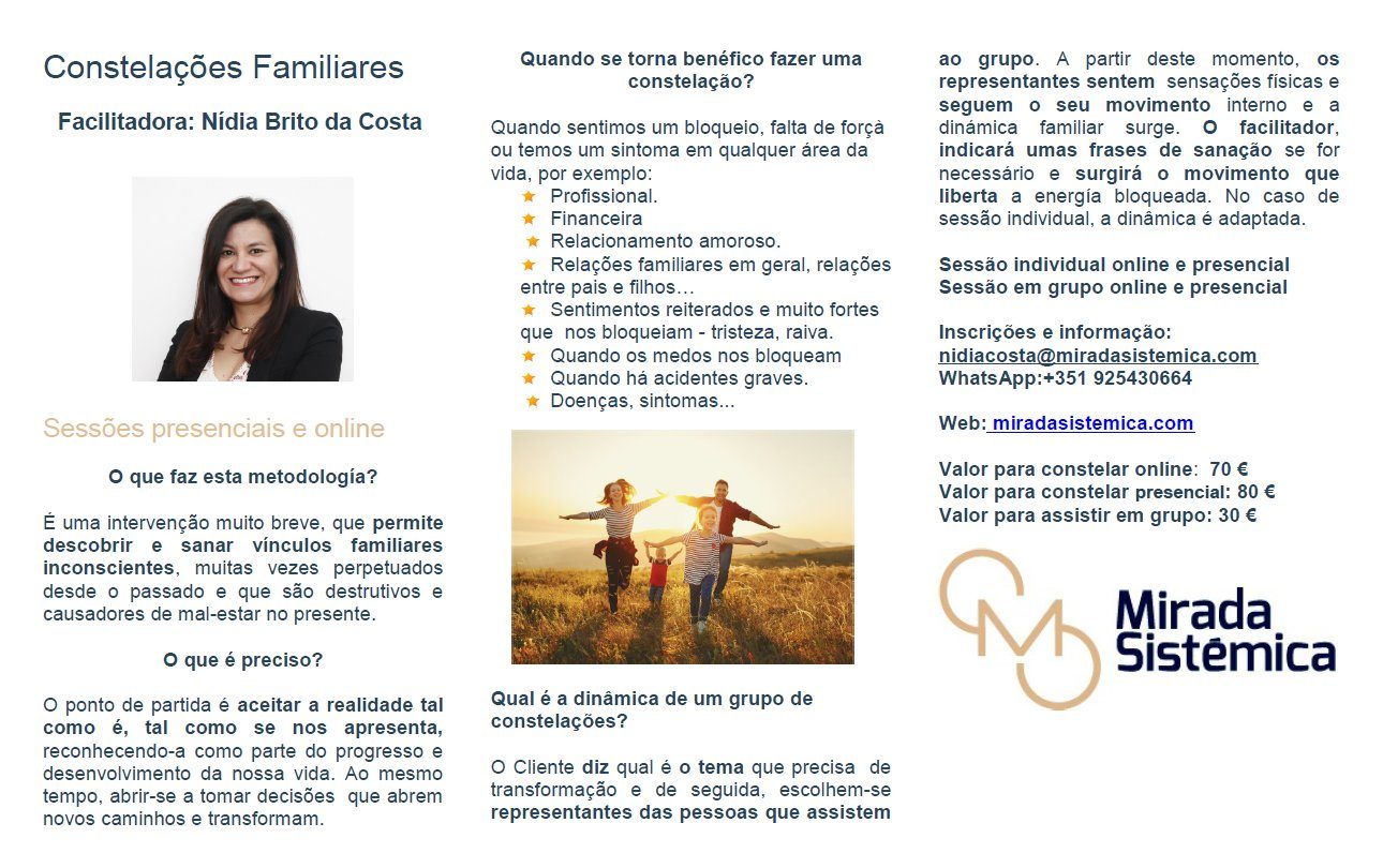 Constelações Familiares - Mirada Sistémica