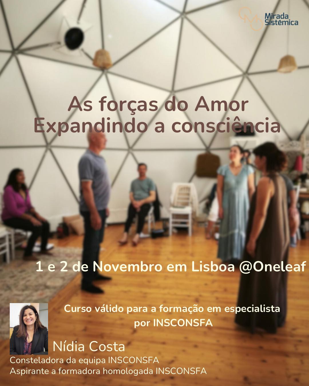 As forças do Amor Lisboa - Mirada Sistémica