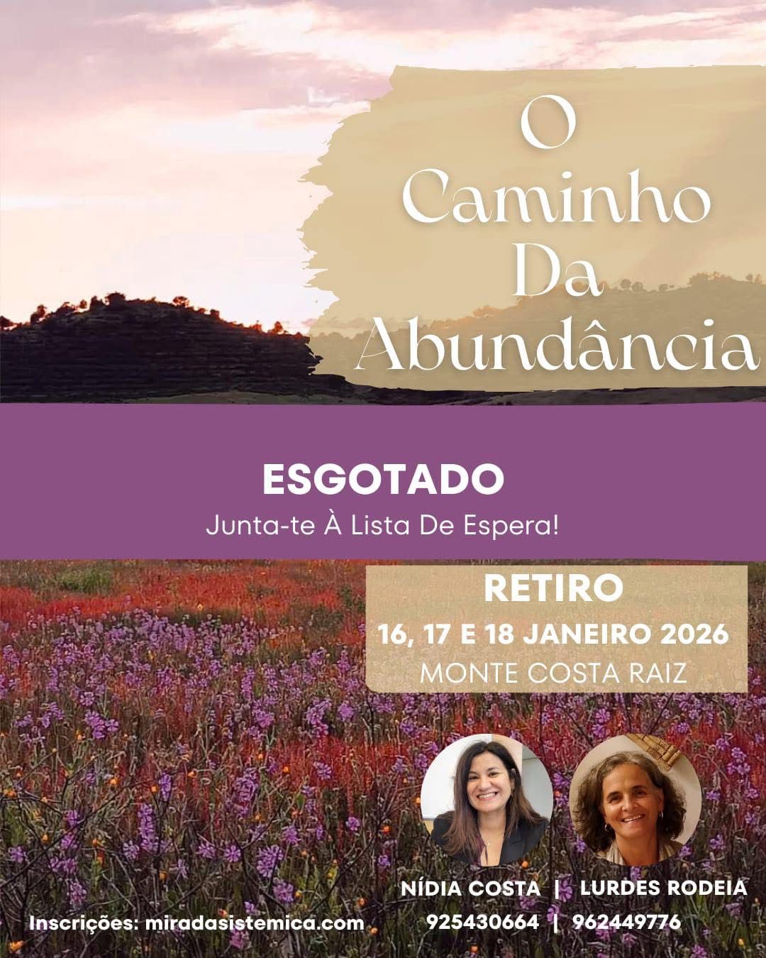 Retiro O Caminho da Abundância- Mirada Sistémica