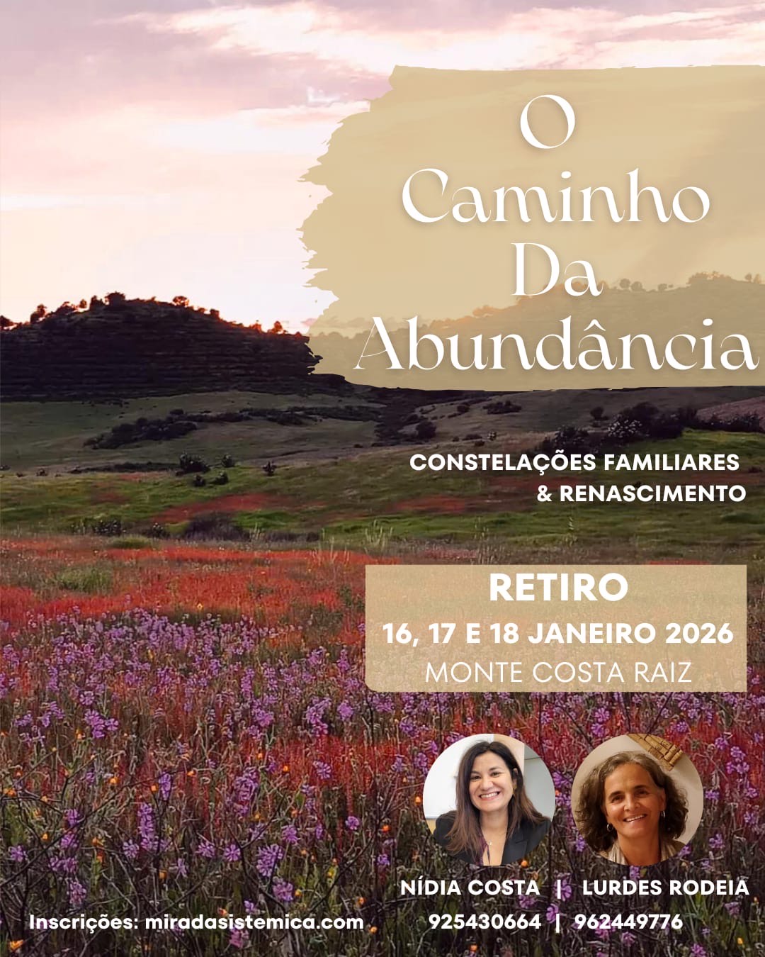 Retiro O Caminho da Abundância- Mirada Sistémica