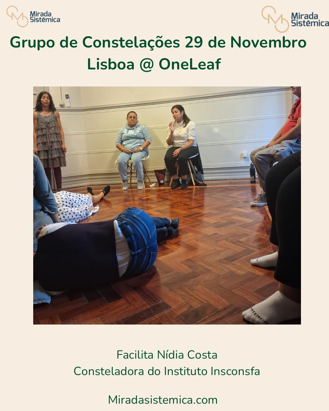 Grupo de Constelações Familiares Novembro - Mirada Sistémica
