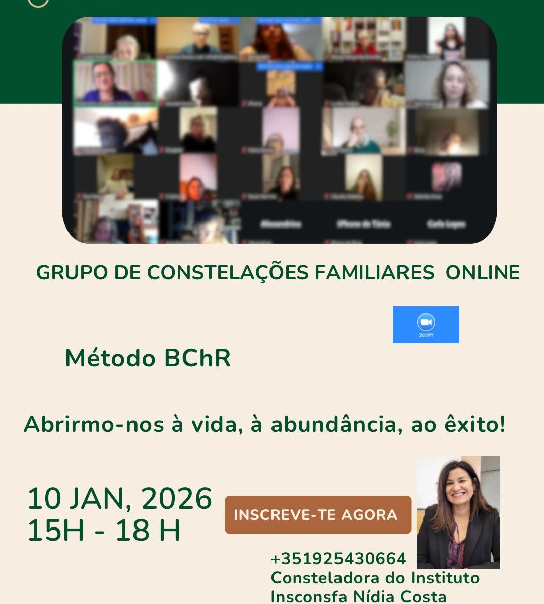 Grupo Constelaçoes Familiares Janeiro Online - Mirada Sistémica