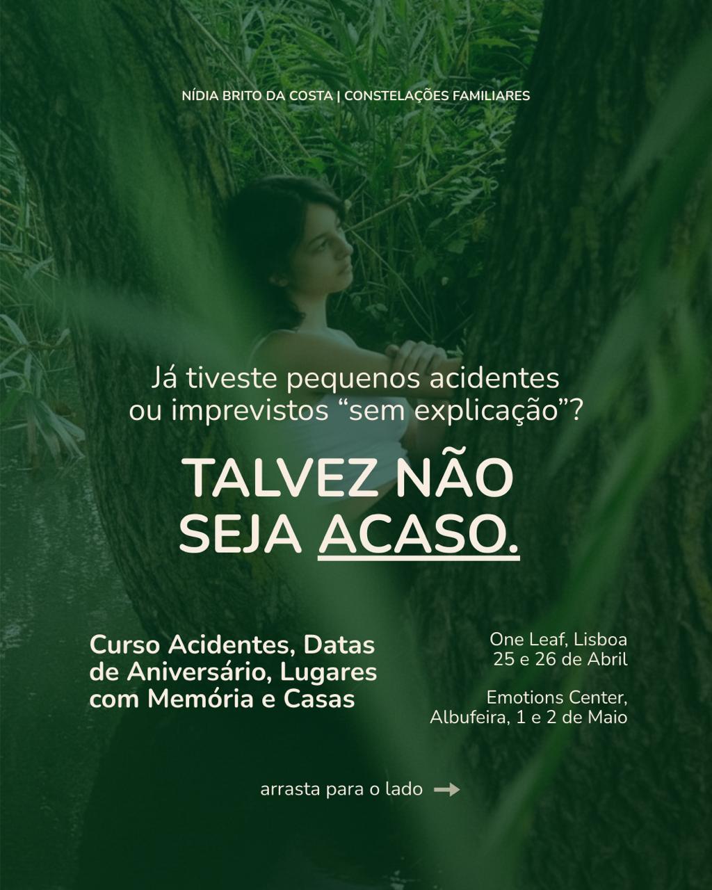 Acidentes Lugares com memória Datas de aniversário - Mirada Sistémica