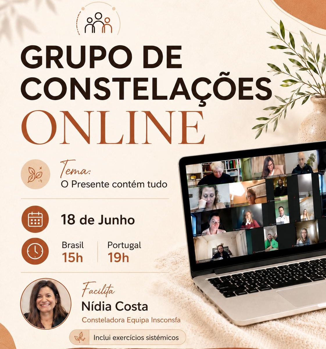Grupo Constelaçoes Familiares Junho Online - Mirada Sistémica
