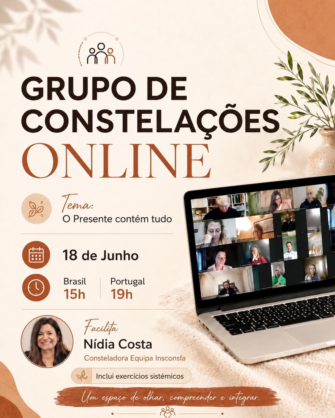 Grupo Constelaçoes Familiares Junho Online - Mirada Sistémica