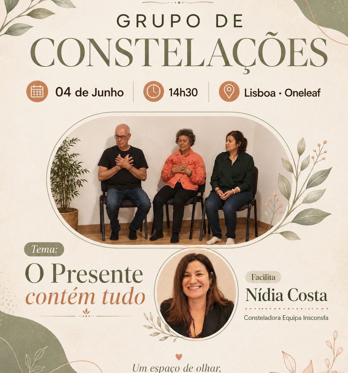 Grupo Constelaçoes familiares junho - Mirada Sistémica