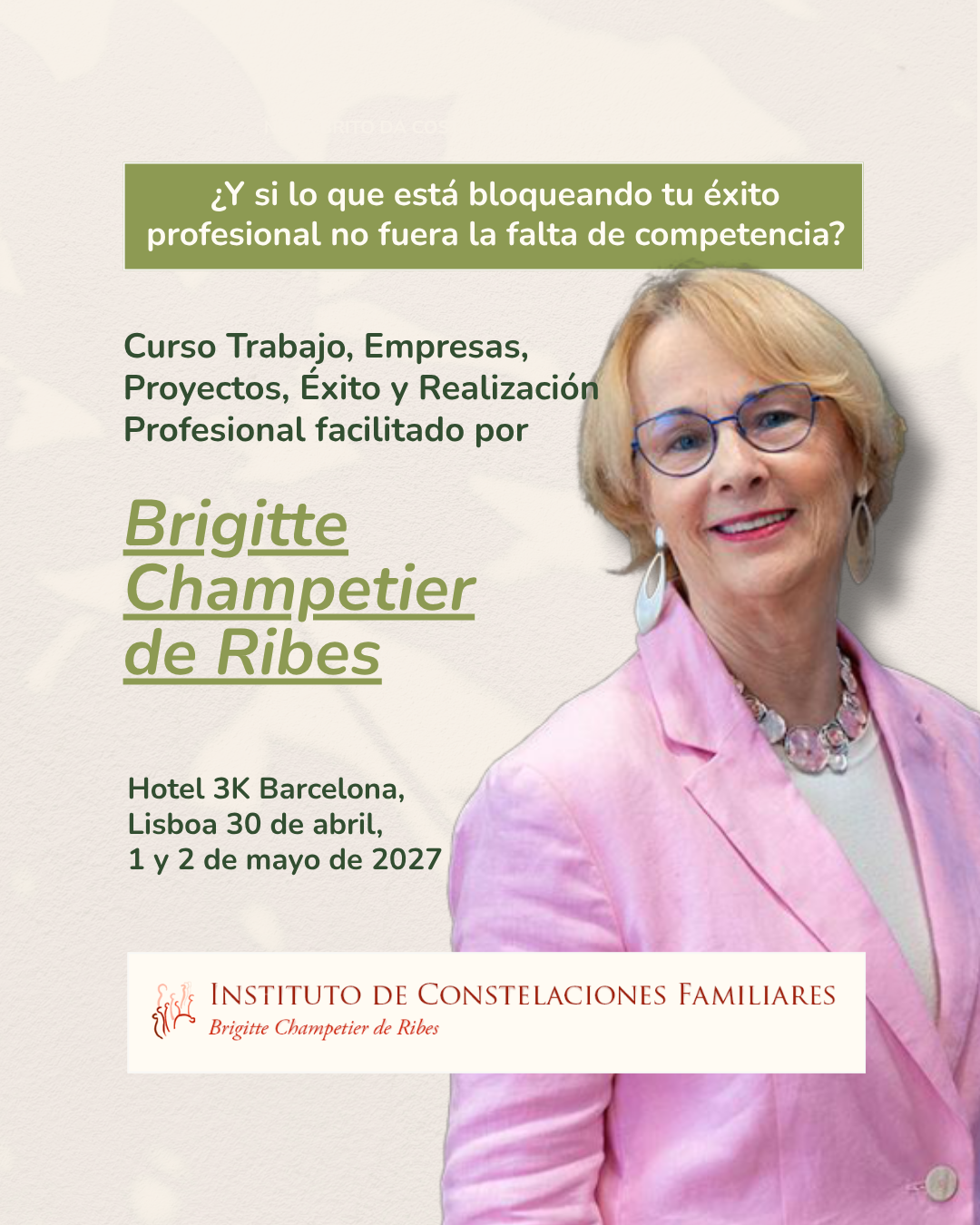 Curso Trabalho, projetos, empresas. Êxito e realização profissional
