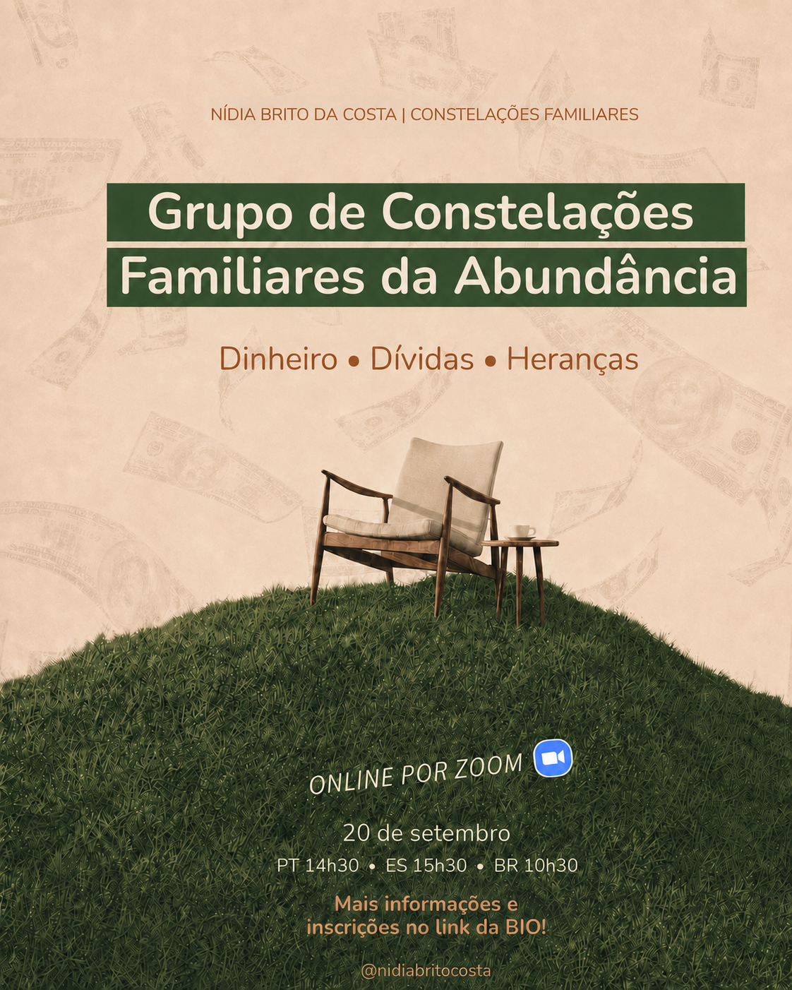 Constelações familiares setembro Online - Mirada Sistémcia