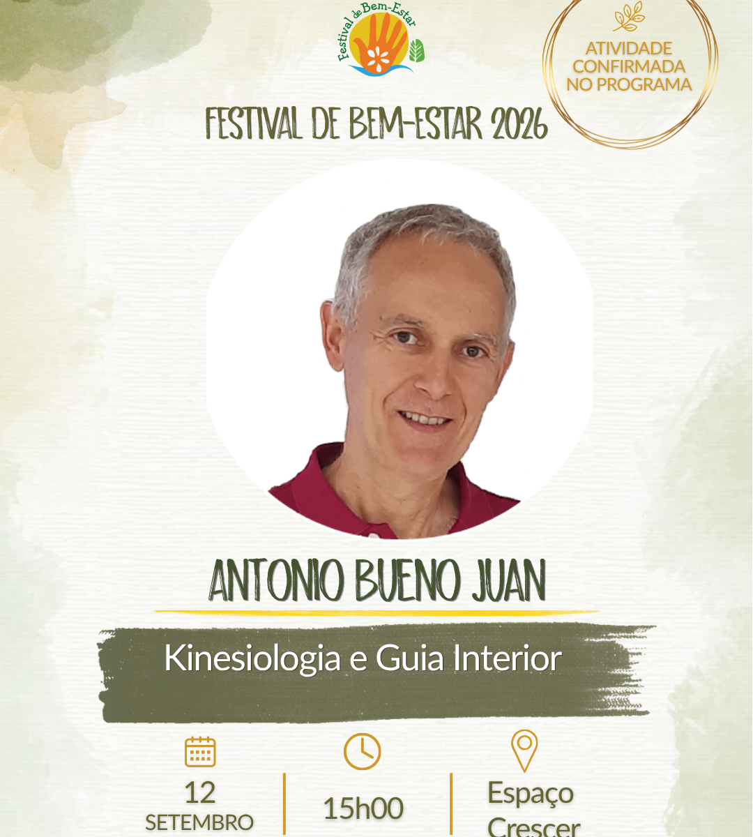 Antonio Bueno - Festival Bem Estar - 2026